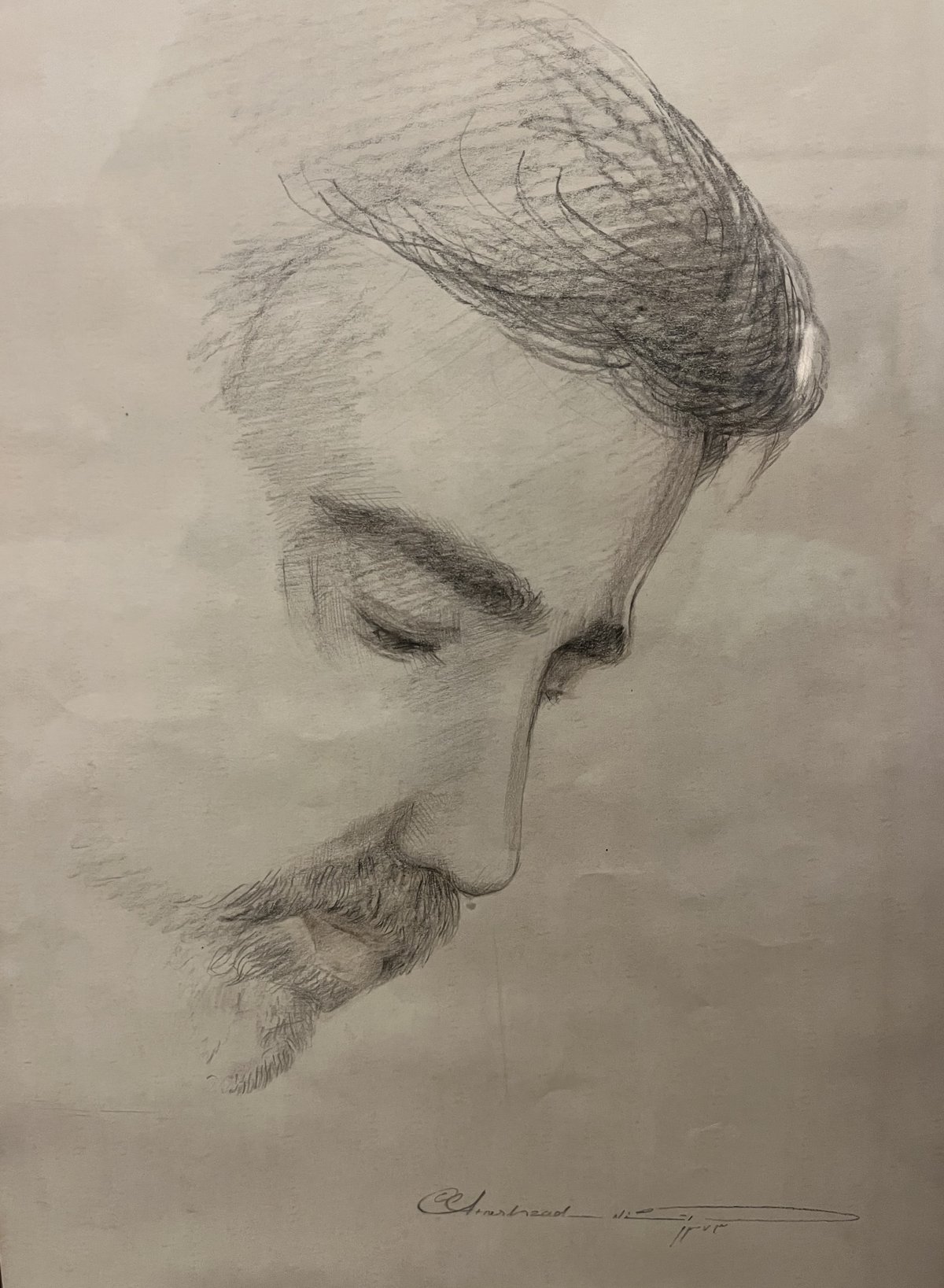 Portrait of Bahram Ghadiri Khamjani — author of Time Travelers to Ancient Persia